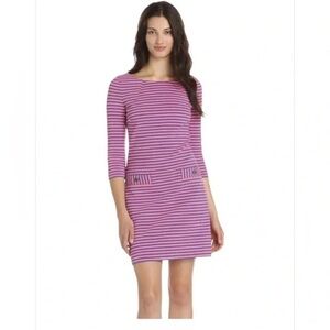 Lilly Pulitzer Charlene shift dress navy and coral